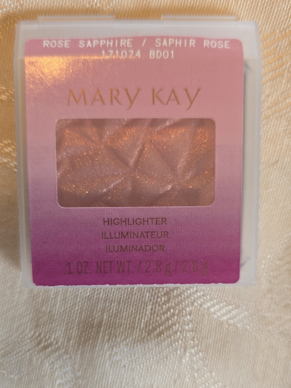Mary Kay Rose Sapphire Highlighter - Rose Gold Shimmer